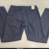 Meyer Men's Bonn Modern Fit Stretch Dress Pants in blue - men's pants - view 4