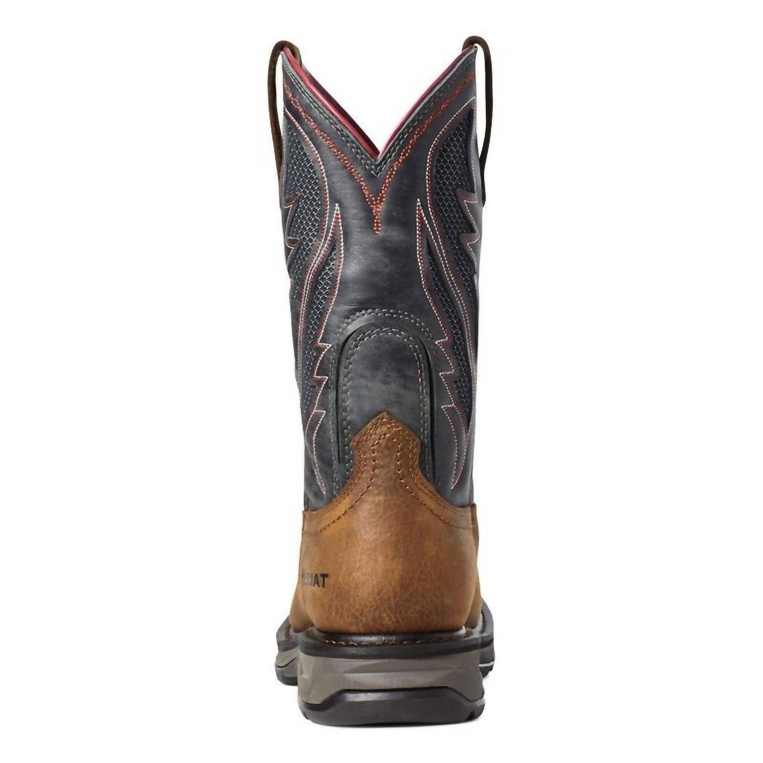 ARIAT Men's Venttek H20 Waterproof Workhog Xt Work Boot in brown steel - men's boots - view 4