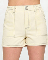 Entro - Shanice Contrast Stitch Shorts