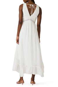 Steve Madden - Miah Lace Trim Sleeveless High-low Maxi Dress
