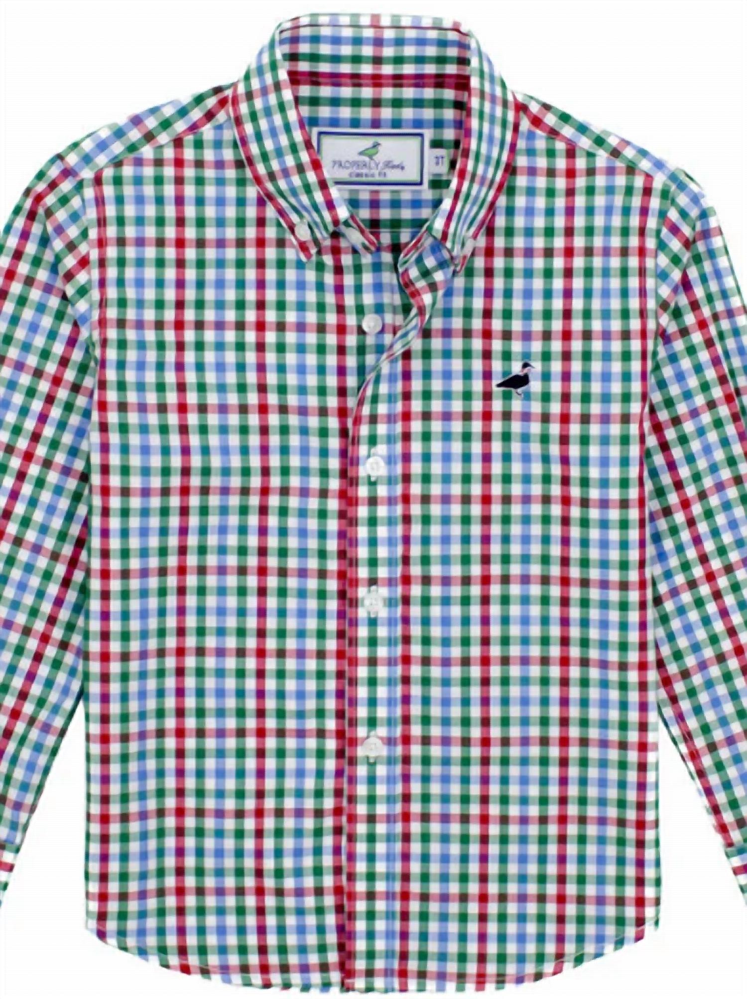 Properly Tied - Boy's Seasonal Sportshirt