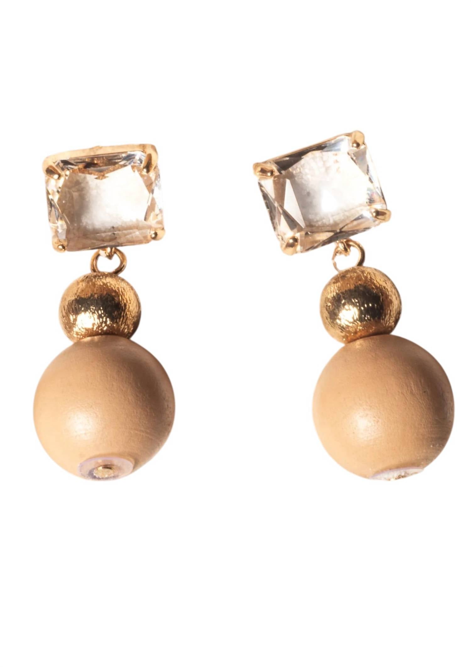 Yacht Club Access - Women's Crystal Squares Earrings