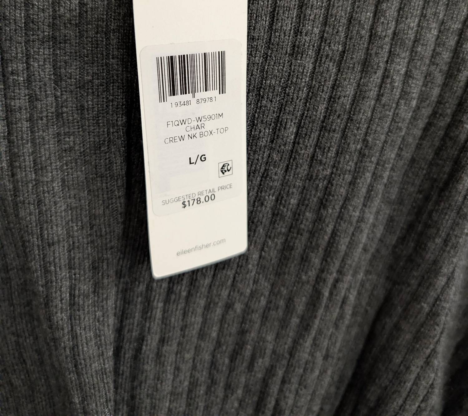 Eileen Fisher - WOMEN'S CREW NECK BOX TOP