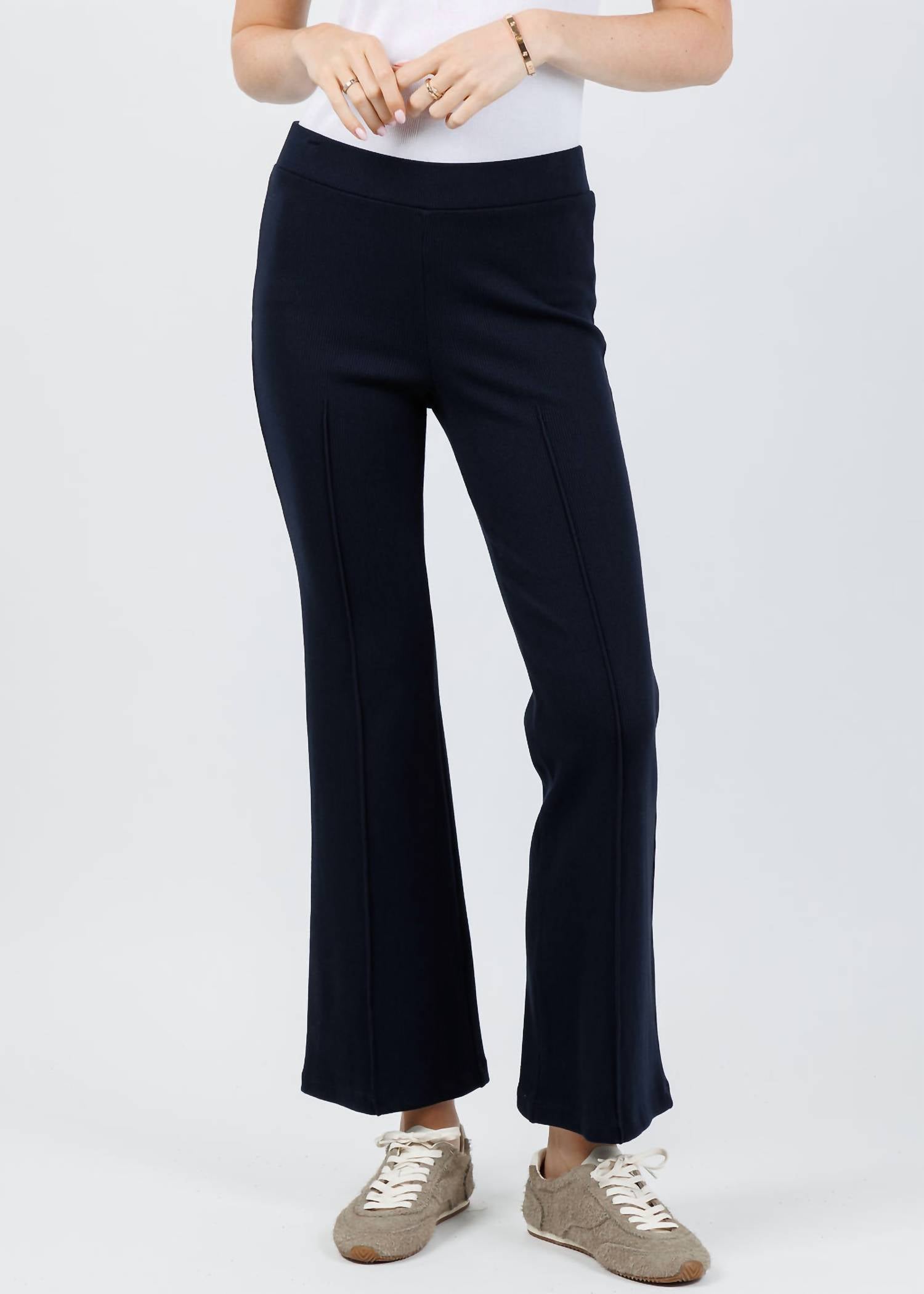 Donni. - Rib Kick Flare Trousers