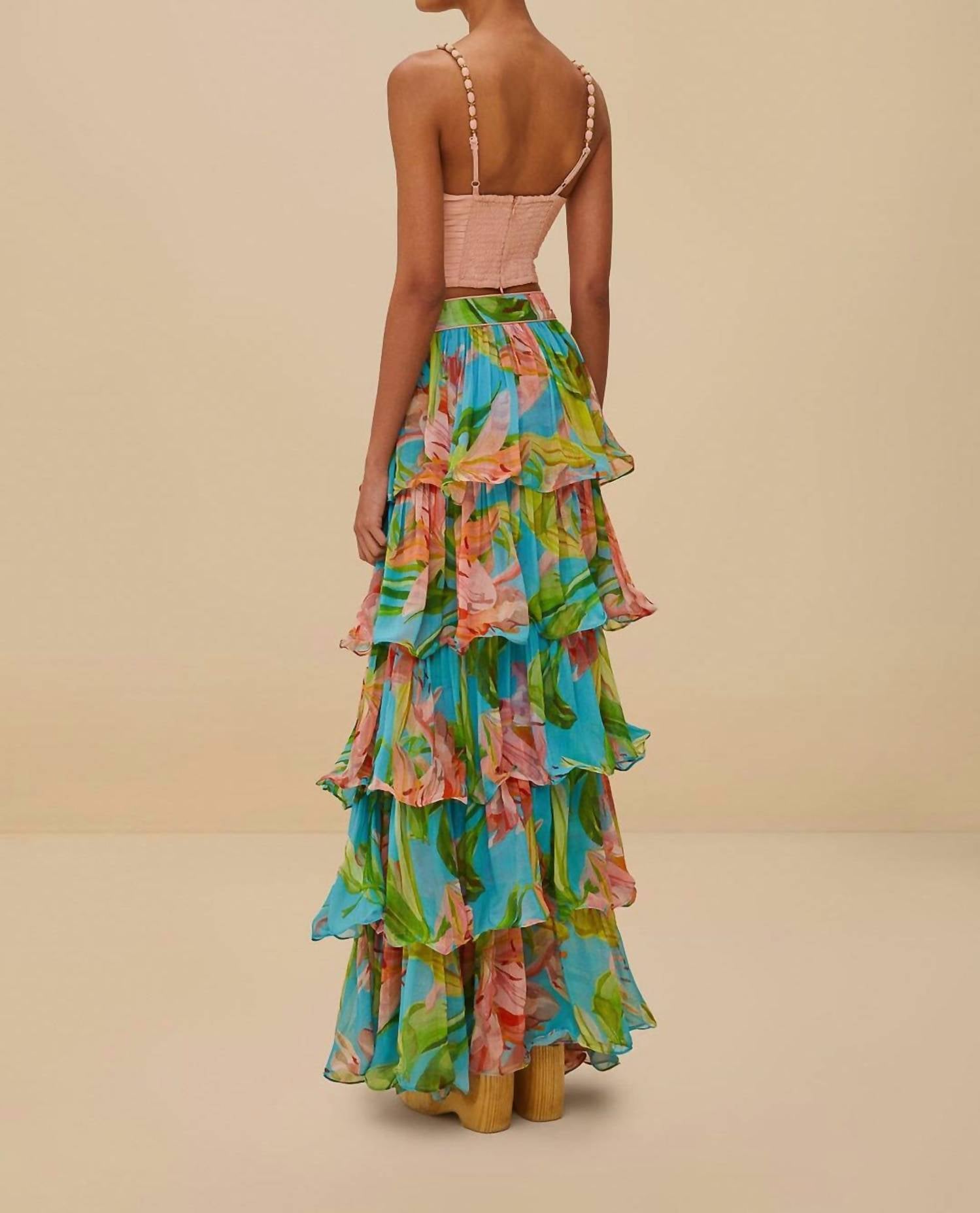 Farm Rio - Bloom Maxi Skirt