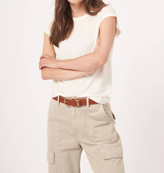 Repeat Cashmere - Lyocell-cotton Blend Cap Sleeve Tee