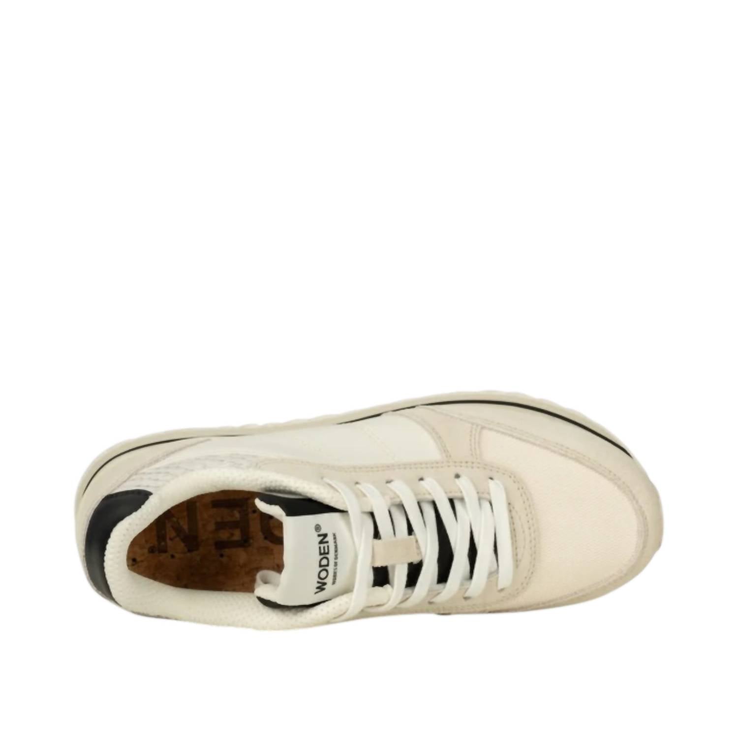 Woden Women's Ronja Plateau Shoes in whisper white - women's sneaker - detail view