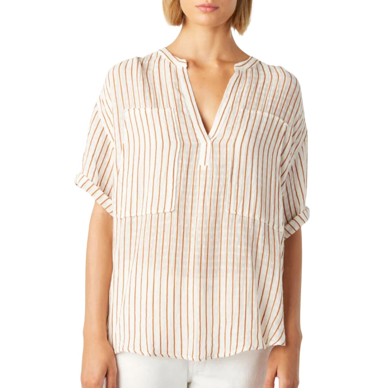 AMO Women's Antoinette Shirt in sepia natural - women's blouse