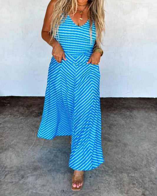 Blakeley - Luciana Stripe Maxi Dress
