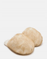 Steve Madden - Women's Poof Faux Fur Slip On Mule