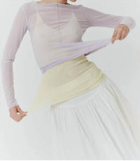 Find Me Now - Women's Second Skin Korean Power Mesh Top