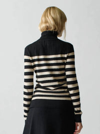 Lingua Franca - Morrissey Stripe Turtleneck