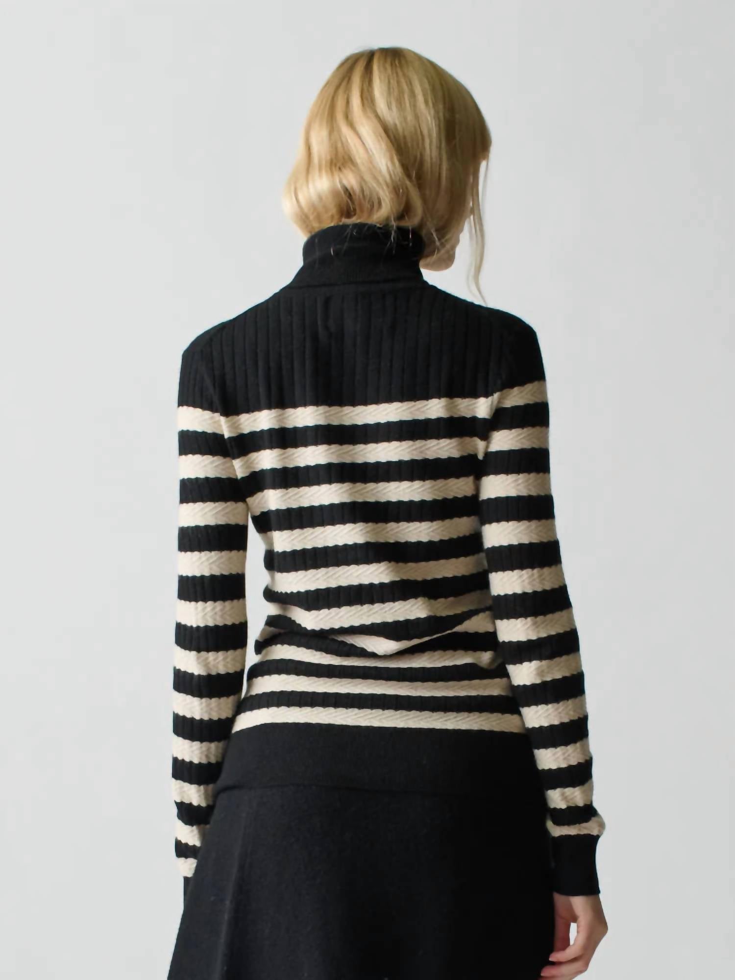 Lingua Franca - Morrissey Stripe Turtleneck