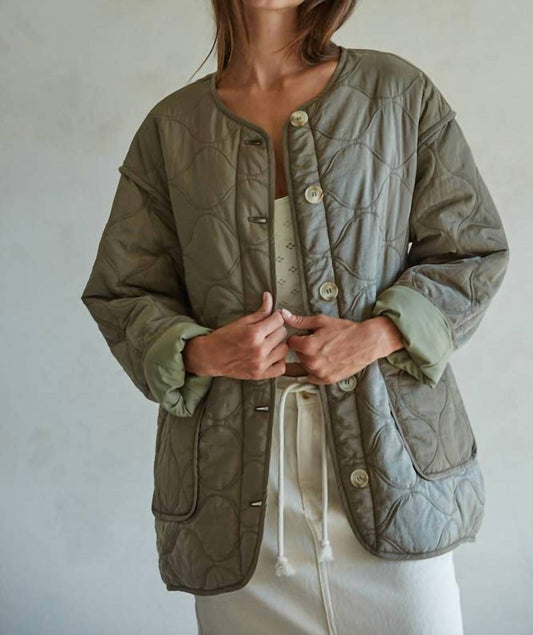 By Together - Woven Nylon Quilted Jacket