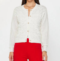 Current Air - Knit Jewel Button Sweater