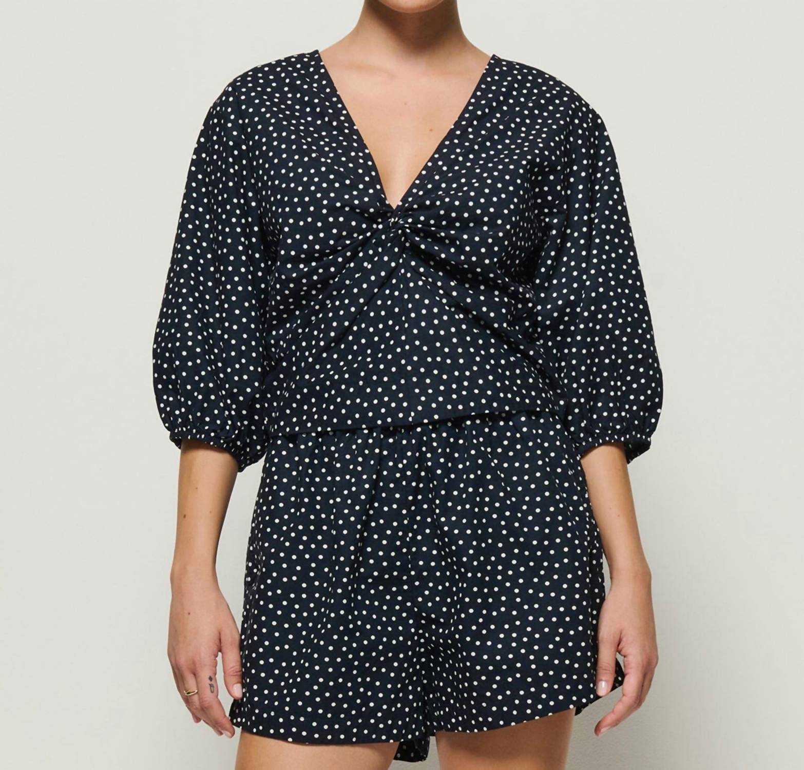 Nation Ltd - Celeste V-neck Top