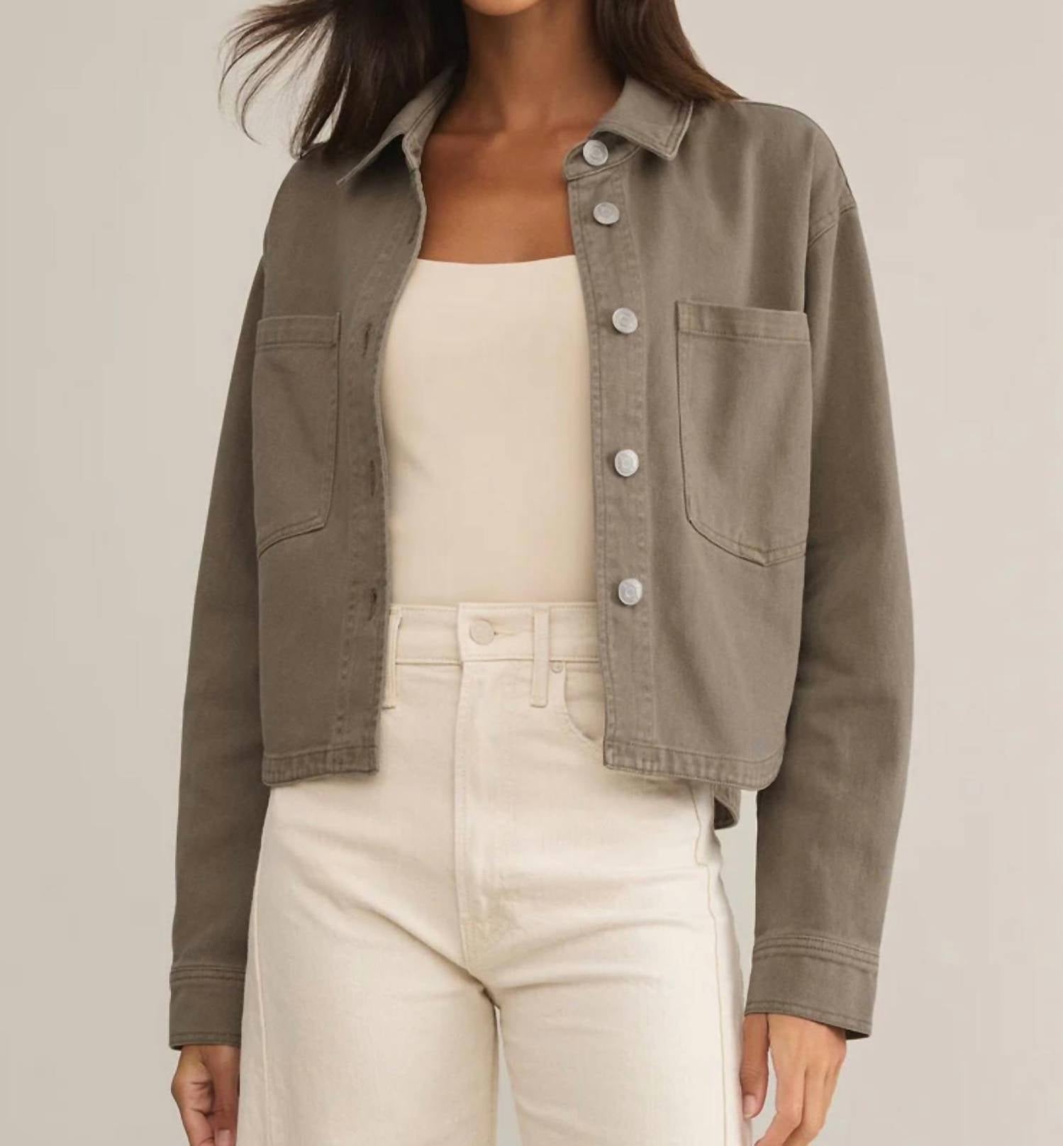 Z Supply - All Day Cropped Denim Jacket