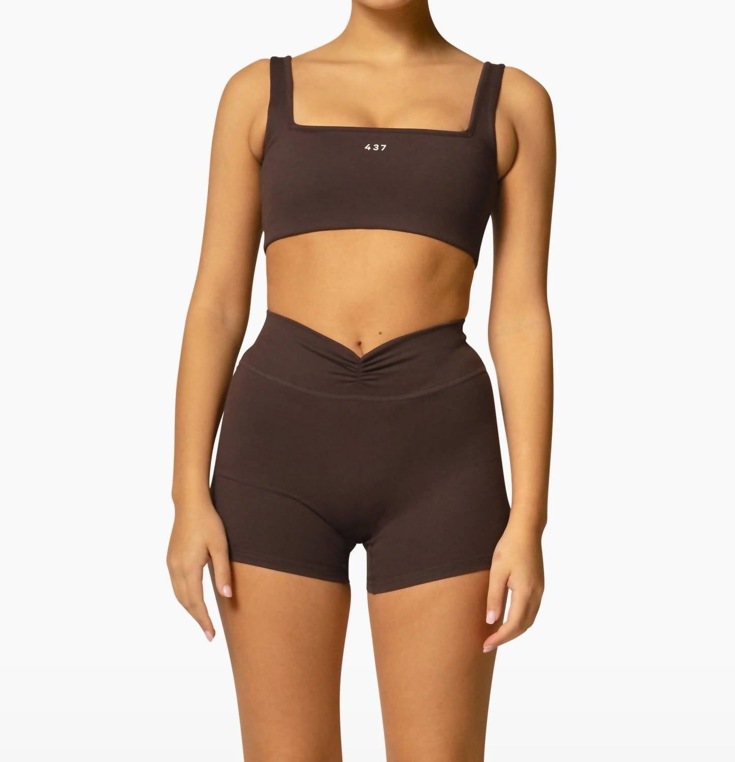437 - The 2 - in - 1 Bra - bras - brown - clothing