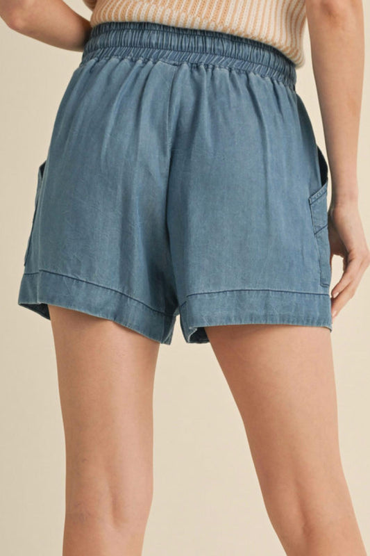 Jodifl - Washed Denim Shorts