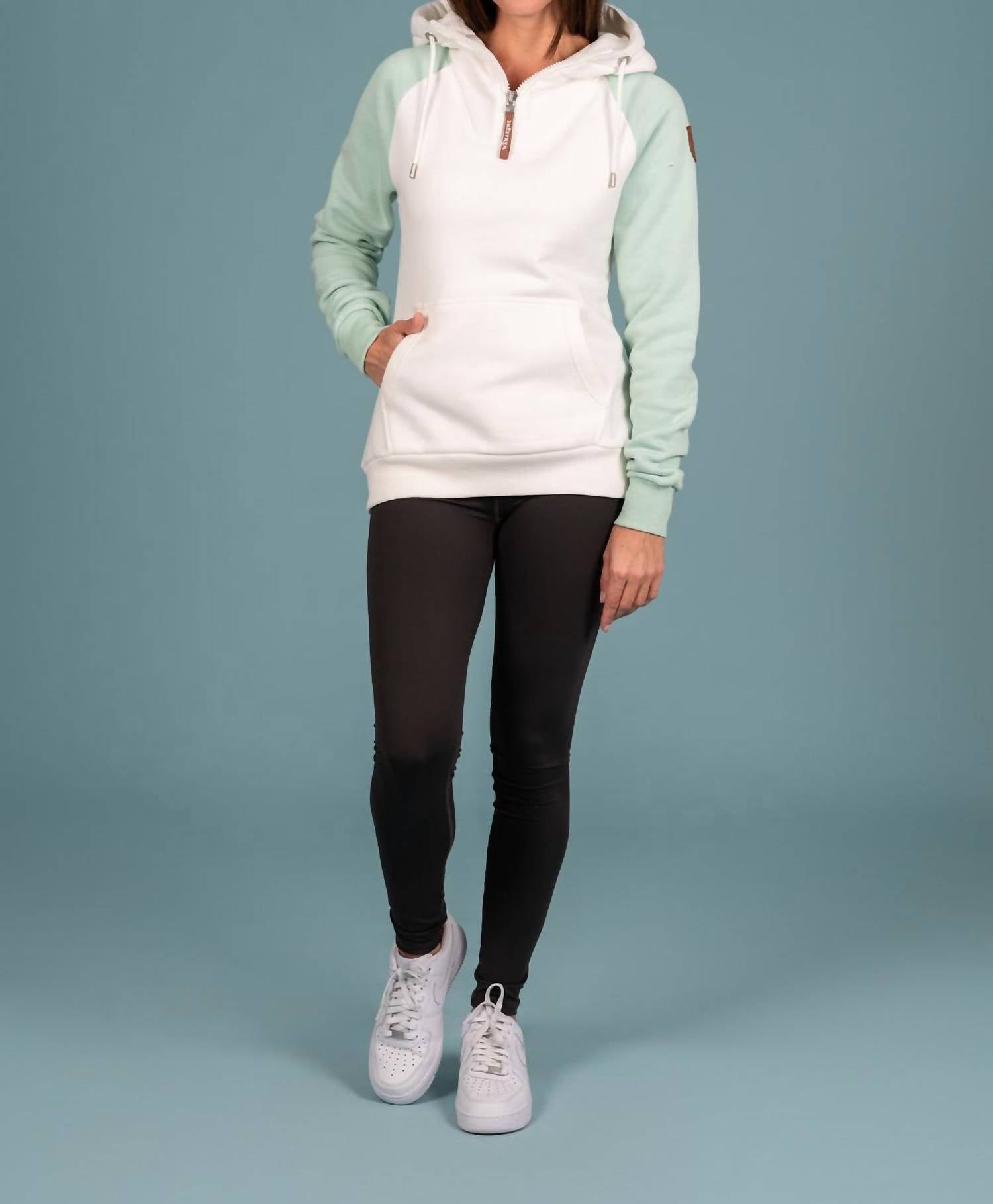 Wanakome - Brooke Baseball Quarter Zip Hoodie