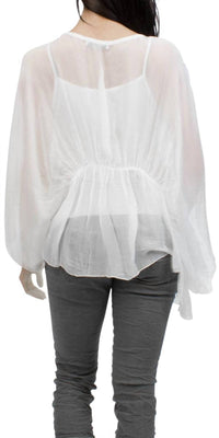 Gigi Moda - Paolita Bat-wing Scoop Neck Blouse