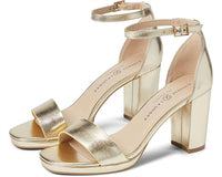 Chinese Laundry - Women's Teri Vegan Leather Dress Chunky Heels