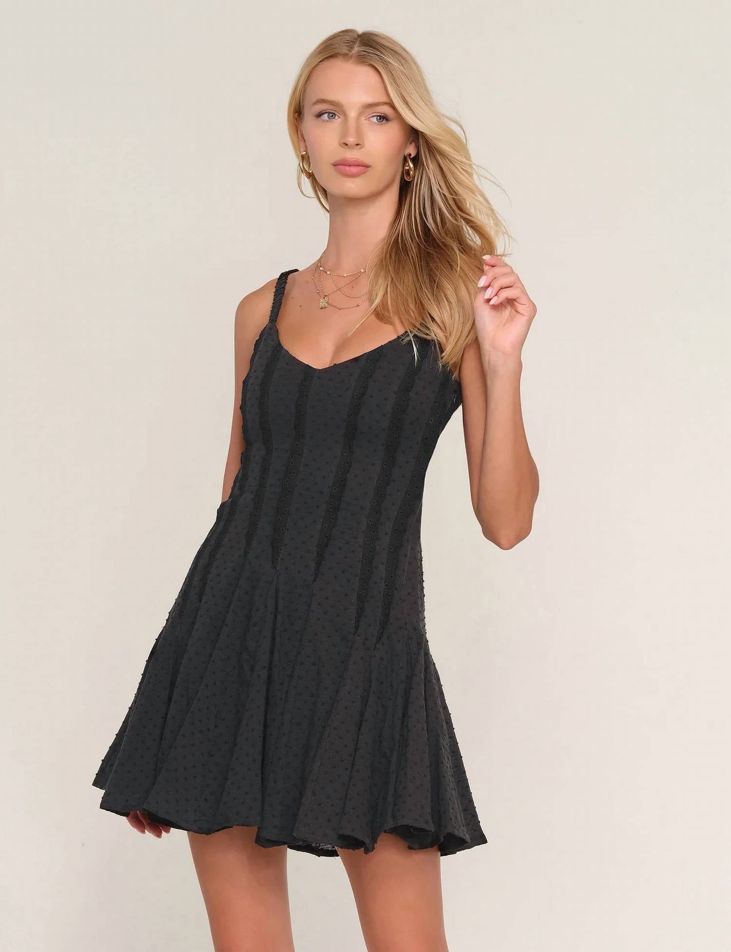 Heartloom - Eula Scalloped Mini Dress