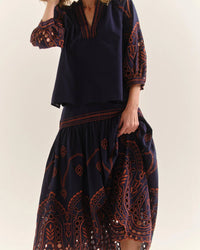 Cartolina Nantucket - Emma Midi Skirt
