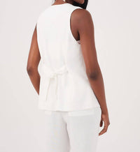 Dress To - Linen Button Down Vest