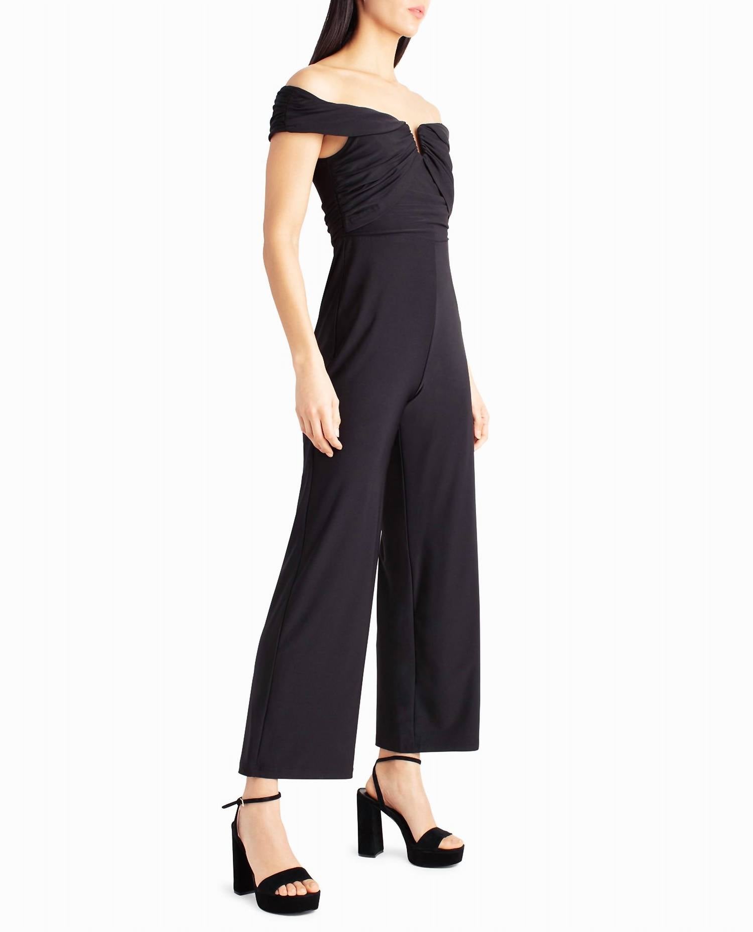 Nicole Miller - Whitney Off-The-Shoulder Jumpsuit
