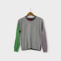 ZAKET & PLOVER Elbow Intarsia Sweater in marl - women's sweater - view 4