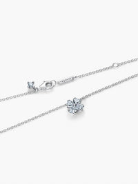 Pandora - Sparkling Lucky Clover Pendant Necklace - 17.7"