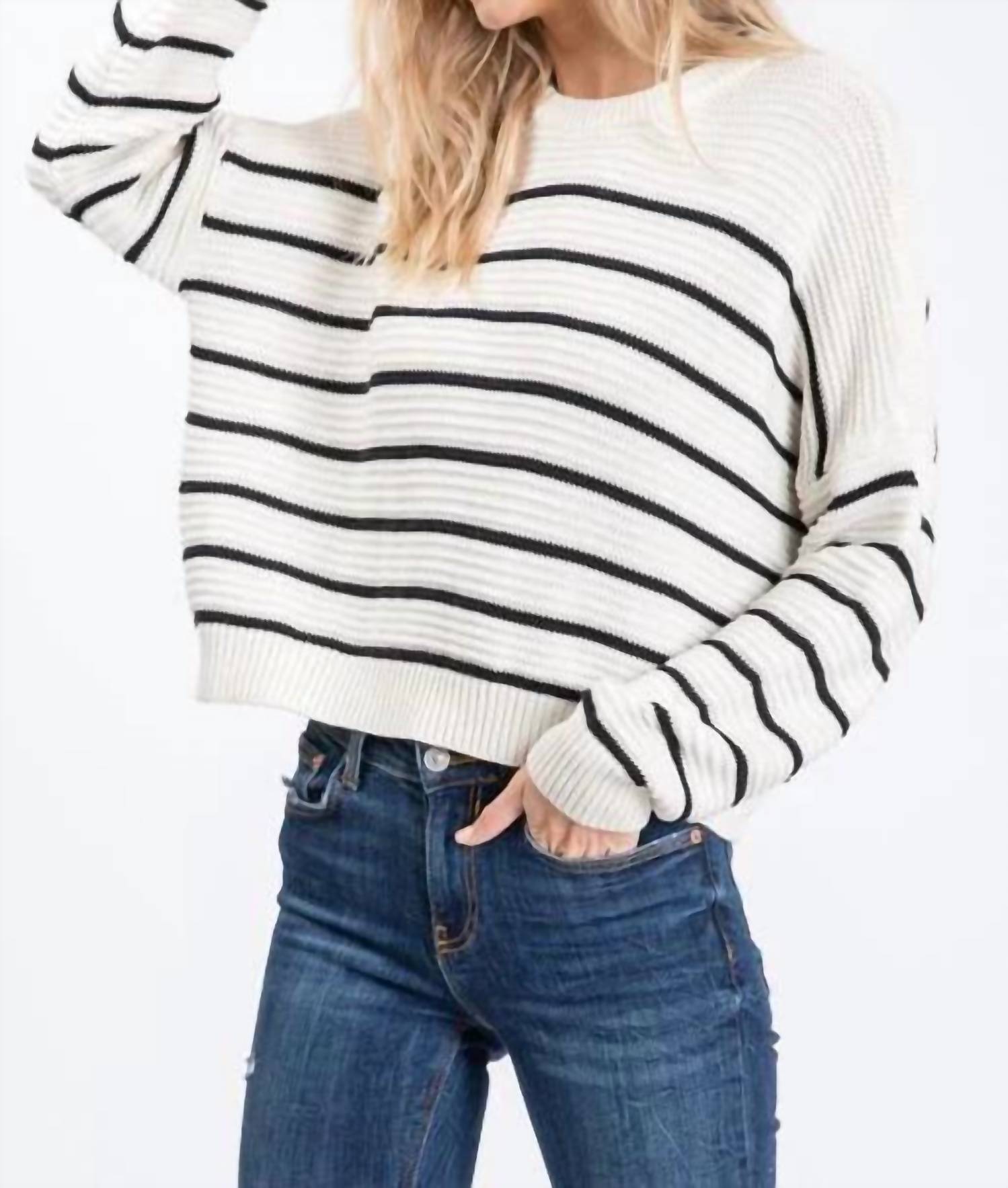 Hailey & Co - Winter Wonder Striped Sweater