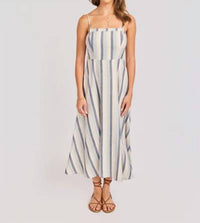 Sadie & Sage - Sweetgrass Stripe Midi Dress