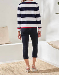 Mb By Tribal - Contrast Hem Double Pocket Cardigan