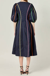 English Factory - Over The Rainbow Midi Dress