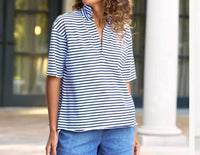Frank & Eileen - Patty Popover Henley Top