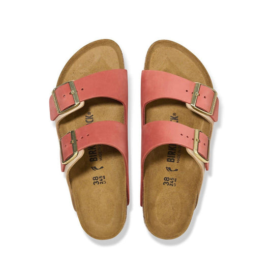 Birkenstock - WOMEN'S ARIZONA NUBUCK LEATHER SANDAL - NARROW WIDTH