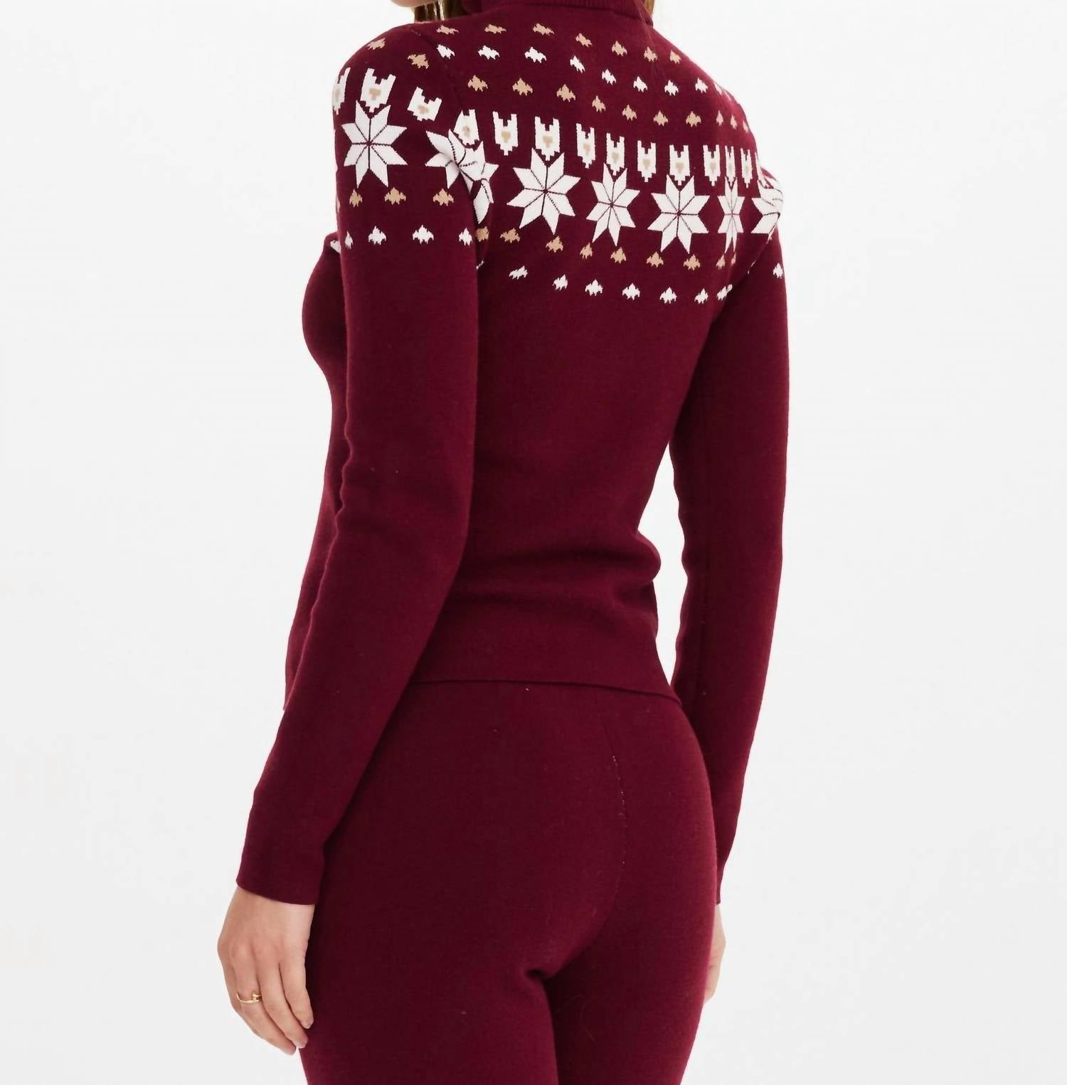 The Upside - Le Ski Blanche Half Zip Top