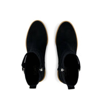 TOMS Women's Hailey Buckle Boot in black suede - women's shoe - view 5