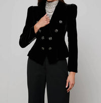 L'Agence - Bethany Velvet Blazer