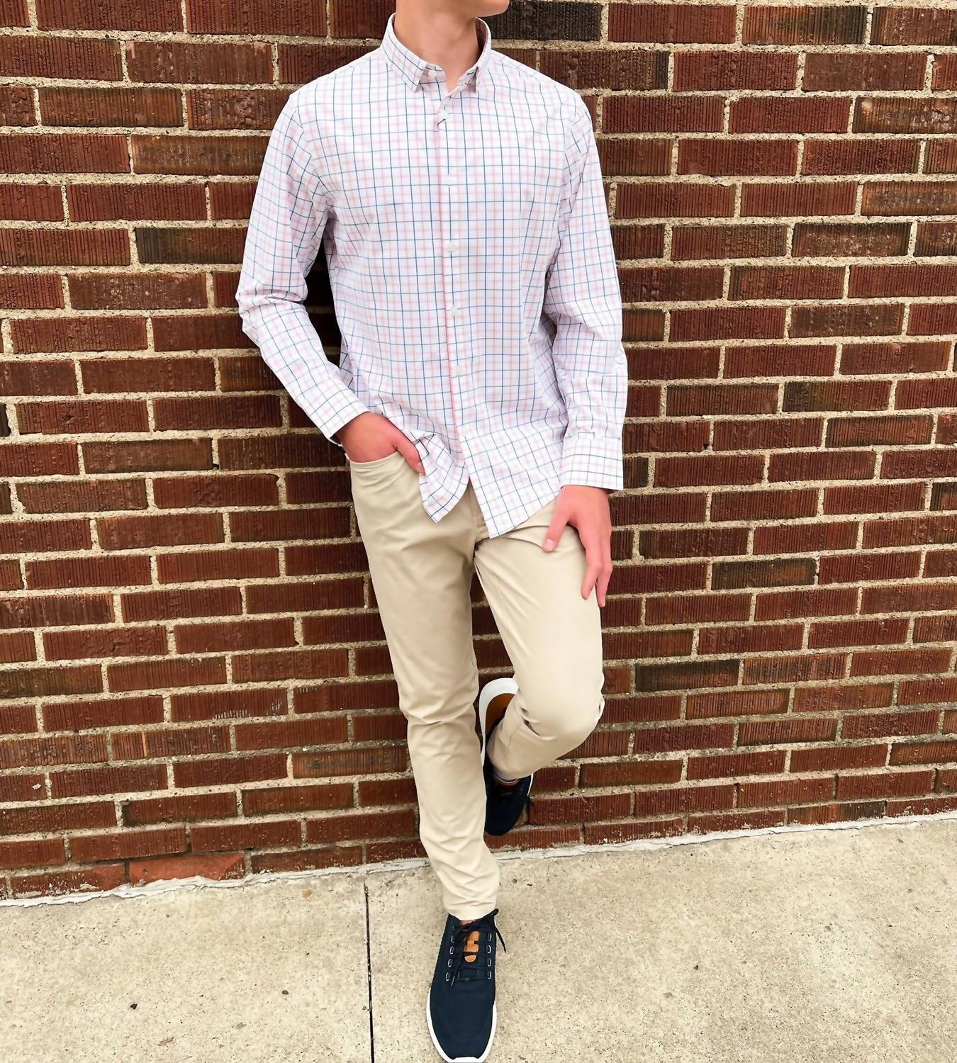 Mizzen + Main - Leeward No Tuck Long Sleeve Dress Shirt