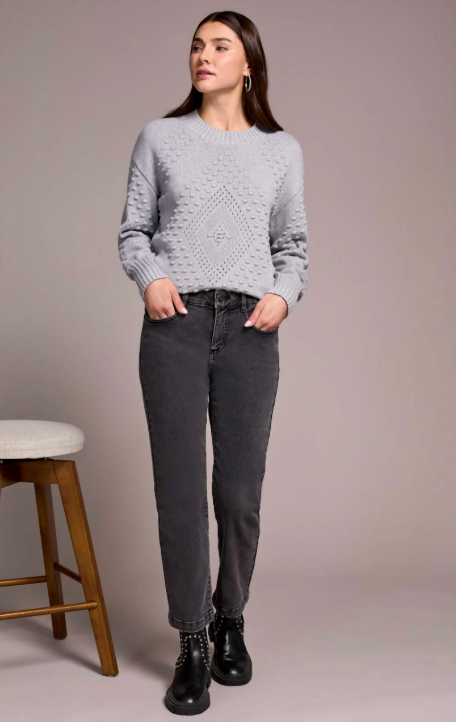 Tribal - Audrey Hugging Straight Crop Jeans