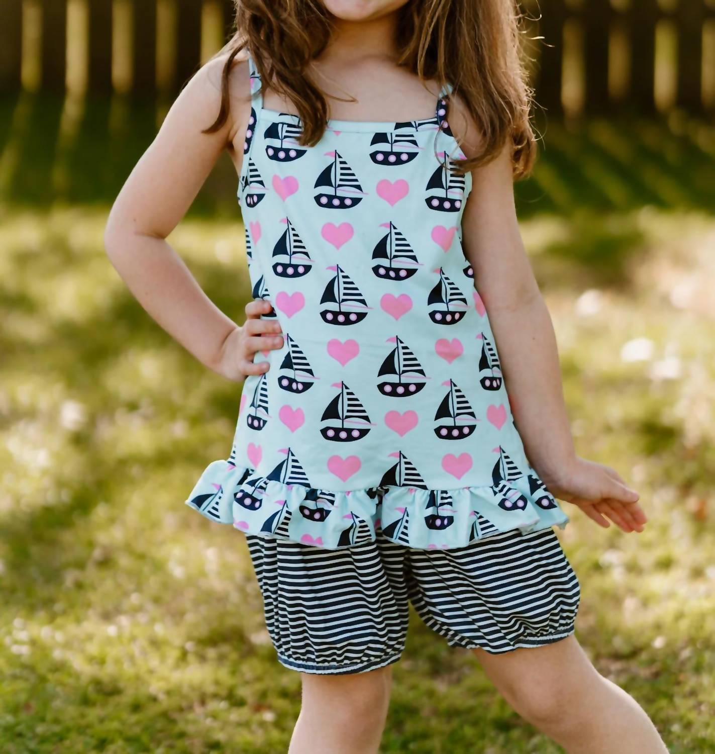 Pete + Lucy - Sail Away Short Set