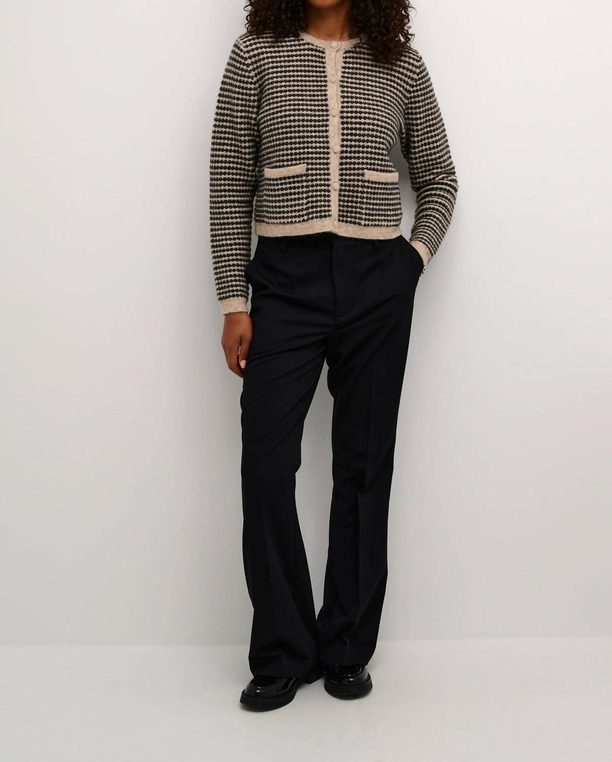 Kaffe - Kasakura Flared Leg Regular Fit Trousers