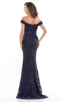 Colors Dress - Off The Shoulder Embroidered Gown