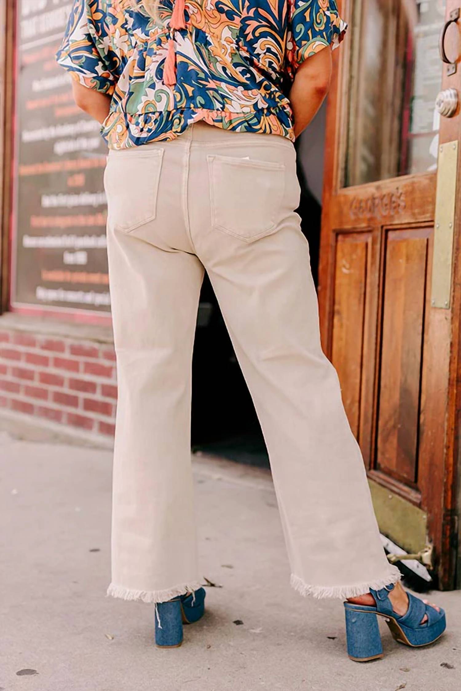 Risen - Eras High Waist Distressed Jeans - Plus