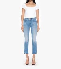 Mother - Insider Crop Step Fray Bootcut Jeans