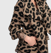 ALEMBIKA Wildcard Cozy Jacket in leopard - women's jacket - view 6