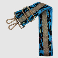 Cthru - Women's Metallic Leopard Stripe Adjustable Crossbody Bag Strap